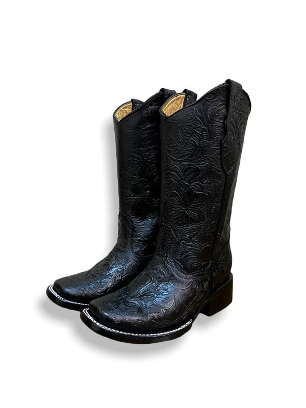 Botas Cinceladas Negras JTAD