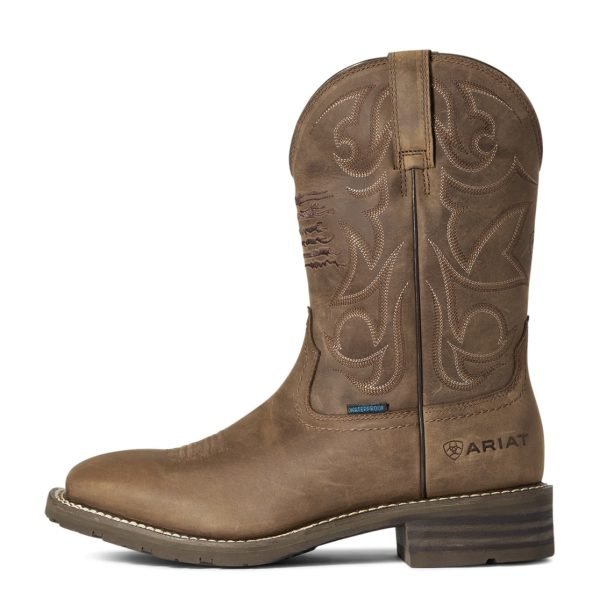 Ariat Bota Vaquera Impermeable Hybrid Patriot - Imagen 5