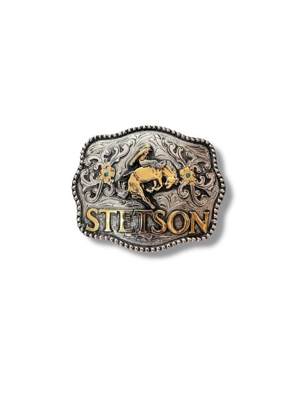 Hebilla Stetson piedra turquesa