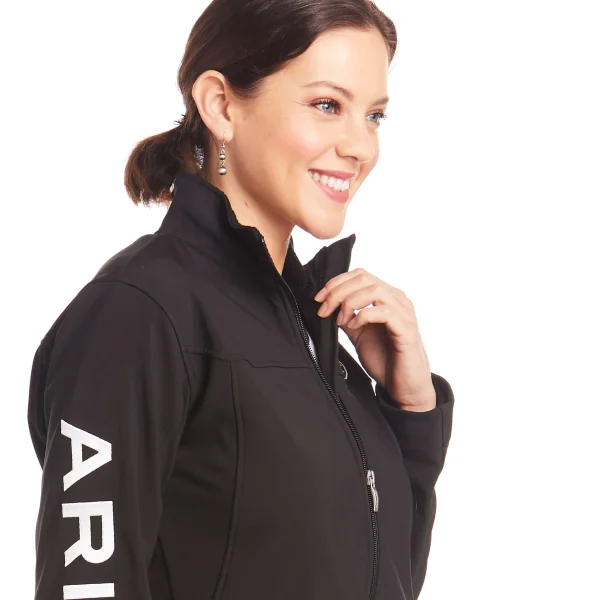 Chamarra Ariat New Team Softshell Negro - Imagen 4