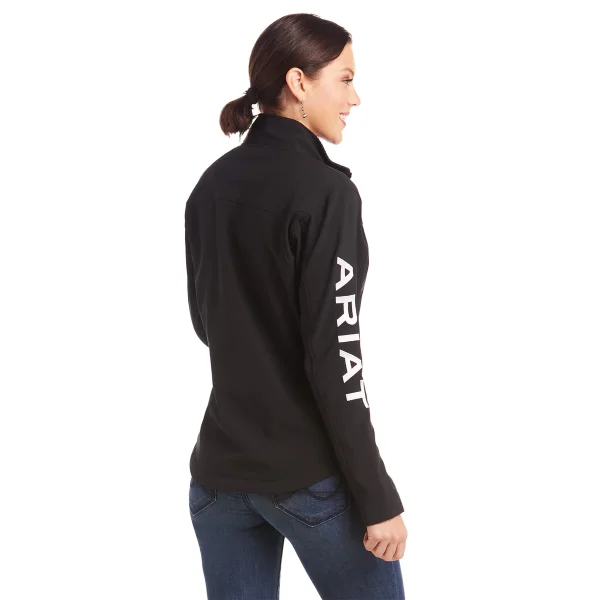 Chamarra Ariat New Team Softshell Negro - Imagen 2