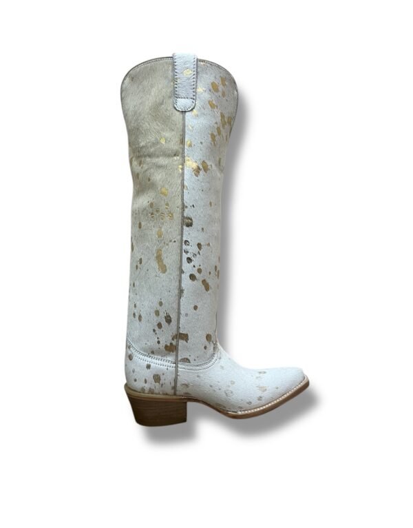 Bota Larga Jaspeado Oro - Imagen 4