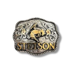Hebilla Stetson piedra roja